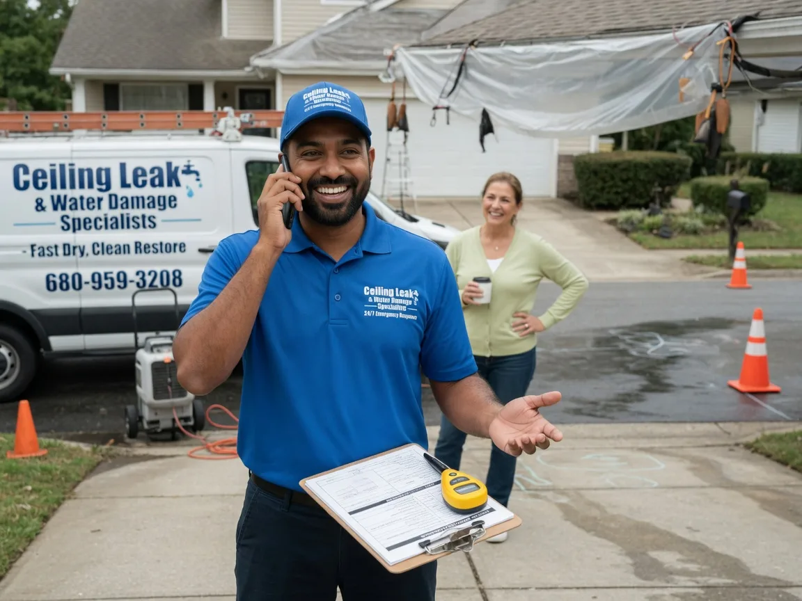 Ceiling Leak Cleanup Deal Island, MD FAQs